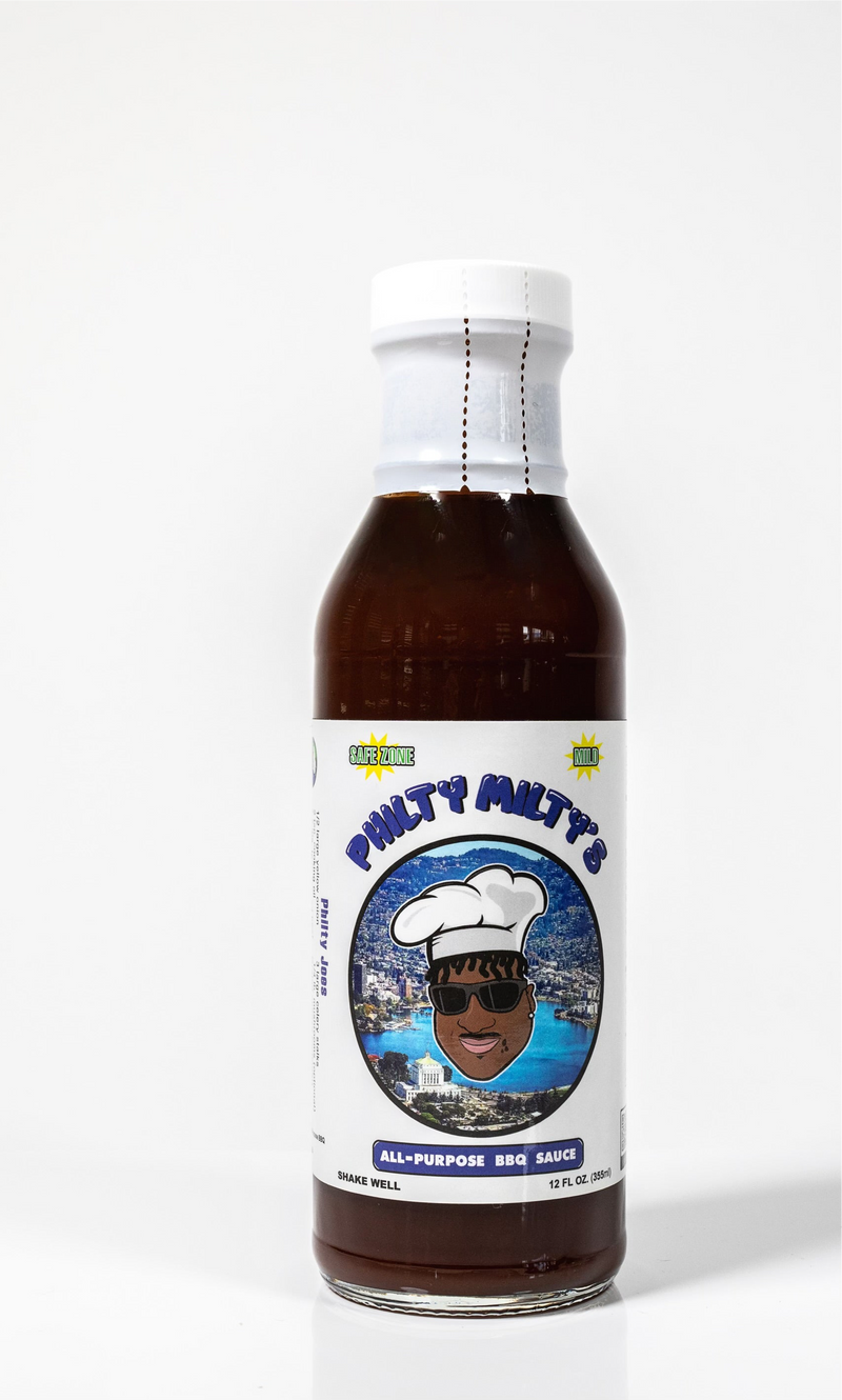 Philty Milty All Purpose Barbecue Sauce - Safe Zone 12oz