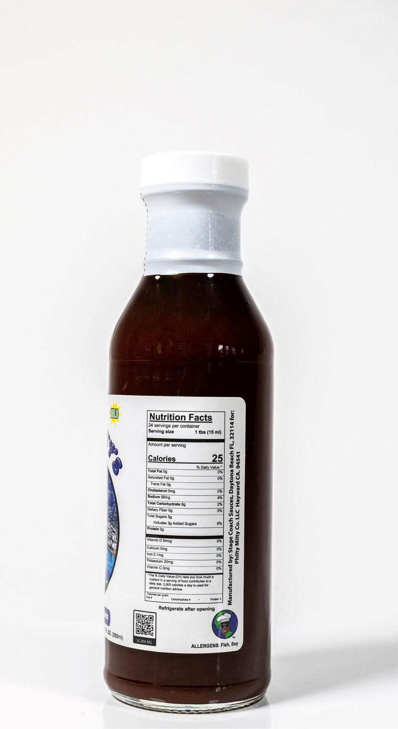 Philty Milty All Purpose Barbecue Sauce - Safe Zone 12oz