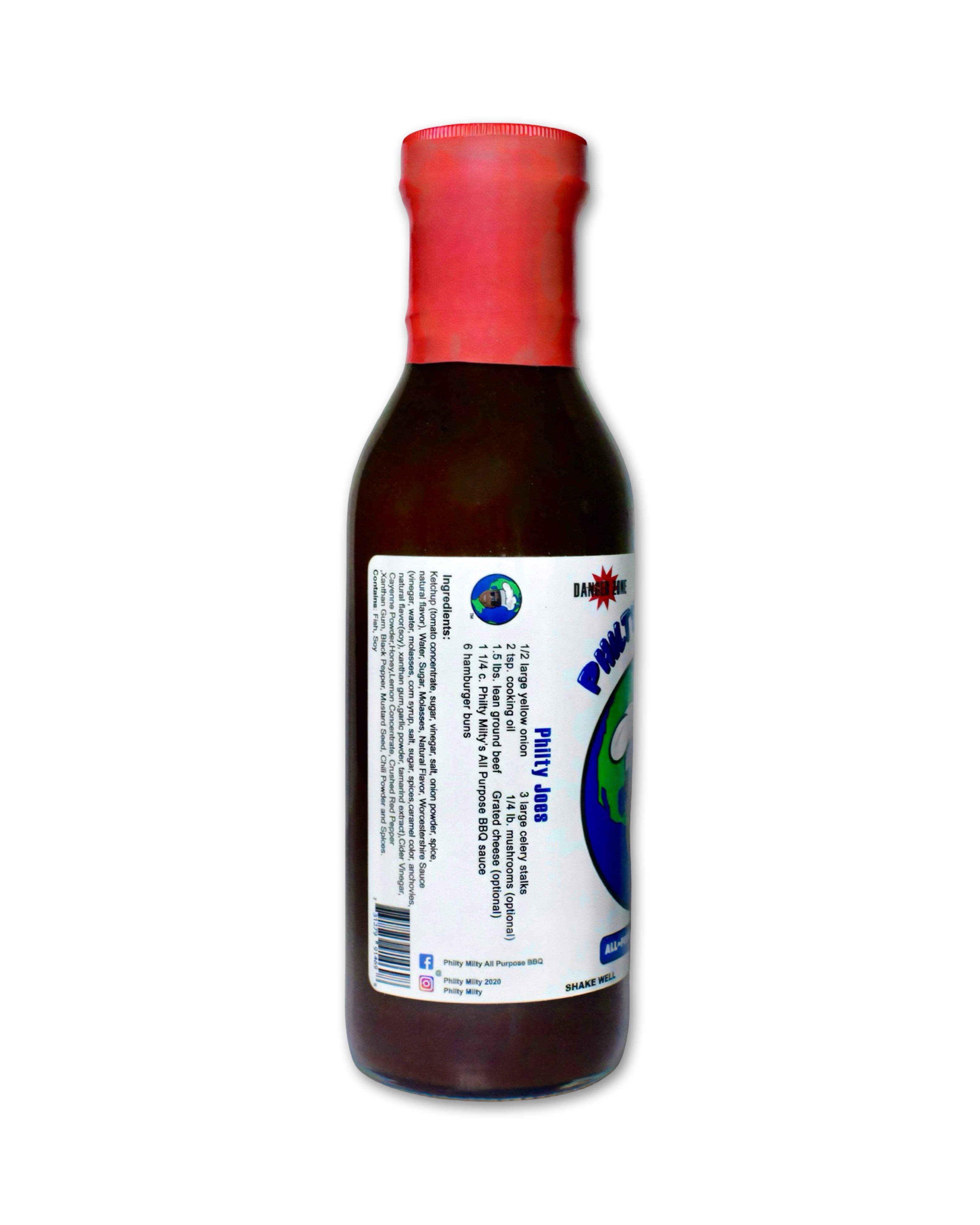 Danger Zone (Hot) - All Purpose Barbecue Sauce 12 Ounces